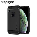 Spigen ? coque rsistante aux chutes pour iphone xs / x 5. 8 pouces robuste noir mat