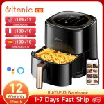 Ultenic k10 friteuse sans huile app et contrle vocal 5l four lectrique chaud cuisinire sans