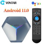 Vontar ? botier smart tv a95x f4 android 11 amlogic s905x4 4 go / 64 go / 32 go lecteur multimdia