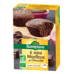 6 mini moelleux au chocolat noir 200 g