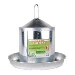 Abreuvoir en acier galvanis de 2 l  24, 5 cm