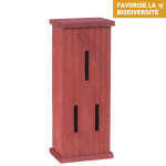 Abri  papillons en bois coloris rouge