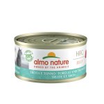 Aliment pour chat truite et thon en boite de 70 g