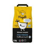 Aliment complet pour poule pondeuse en sac jaune de 15 kg Aliment complet pour poule pondeuse en sac jaune de 15 kg