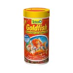 Aliment pour poissons tetra goldfish en flocons. la boite de 250 ml