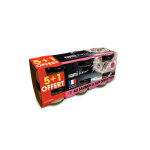 Alimentation humide pour chat au saumon et aux crevettes pots en verre hamiform recet