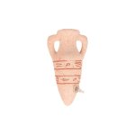 Amphore sable diffuseur d air 10 cm en cramique beige 6, 5x5x12 cm