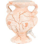 Amphore sable lphant beige avec diffuseur en cramique 6x6x6, 5 cm