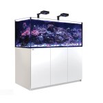 Aquarium eau de mer avec un meuble coloris blanc reefer deluxe xxl 625 red sea - 150
