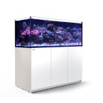 Aquarium eau de mer avec un meuble coloris blanc reefer xxl 625 red sea - 150 x 65 x