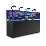 Aquarium eau de mer avec un meuble coloris noir reefer deluxe 3xl 900 red sea - 200 Aquarium eau de mer avec un meuble coloris noir reefer deluxe 3xl 900 red sea - 200