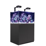 Aquarium eau de mer avec un meuble coloris noir reefer deluxe xl 300 red sea - 90 x Aquarium eau de mer avec un meuble coloris noir reefer deluxe xl 300 red sea - 90 x