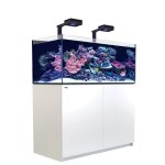 Aquarium eau de mer avec un meuble coloris noir reefer deluxe xl 425 red sea - 120 x Aquarium eau de mer avec un meuble coloris noir reefer deluxe xl 425 red sea - 120 x