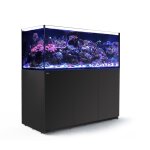 Aquarium eau de mer avec un meuble coloris noir reefer xxl 625 red sea - 150 x 65 x