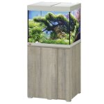 Aquarium avec meuble coloris ch�ne gris eheim vivalineled 150l