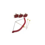 Arc et flèches bow and arrow rouges en bois Arc et flèches bow and arrow rouges en bois