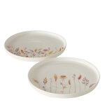 Assiette coloris multicolore en porcelaine kornelia - � 21 cm