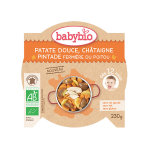 Assiette de patate douce ch�taigne et pintade babybio 230 g