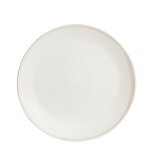 Assiette plate coloris blanc en grès paxi - Ø 27 cm Assiette plate coloris blanc en grès paxi - Ø 27 cm
