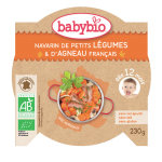 Mon assiette ptits l�gumes et agneau bio 230 g babybio