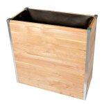 Bac de jardinage en bois mon petit potager bac o design - 75 x 35 x 80 cm