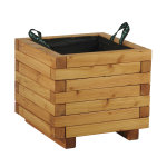 Bac madrier carré mélèze huilé 40x40x35, 5 cm Bac madrier carré mélèze huilé 40x40x35, 5 cm