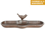 Bain d oiseau en fonte 29, 5x13x7, 1 cm