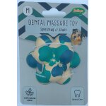 Balle pour chien en caoutchouc naturel coloris bleu bubimex beta taille m