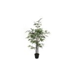 Bambou vert plante artificielle en pot h 120 x � 75 cm