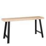 Banc coloris maaron en sapin plano - 92 x 31 x 46 cm Banc coloris maaron en sapin plano - 92 x 31 x 46 cm