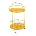 Bar portatif plateau perfor coloris jaune en acier fermob -  40 cm