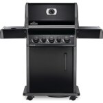 Barbecue � gaz 3 br�leurs coloris noir rogue napol�on