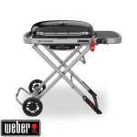 Barbecue � gaz en acier �maill� noir weber traveler - 110 x 58, 4 x 94, 5 cm