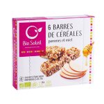 Barres de crales pomme et miel bio biosoleil - 125 g