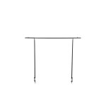 Barre de suspension en m�tal noir pour d�coration de table 250x110 cm