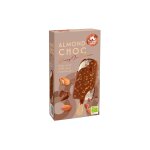 Bâtonnets glacés au chocolat au lait avec amandes bio ice cream factory - 3 x 120 ml Bâtonnets glacés au chocolat au lait avec amandes bio ice cream factory - 3 x 120 ml
