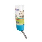 Biberon pour le rongeur coloris bleu en plastique biba savic 250 ml