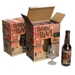 Bi�re nonne de no�l bio coffret 4x33 cl + 1 verre