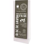 Bloc de savon aux feuilles et à l'huile d'olive mas du roseau - 130 g Bloc de savon aux feuilles et à l'huile d'olive mas du roseau - 130 g