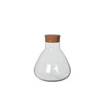 Bocal emily en verre transparent grand mod�le � 22, 5 x h 24, 5 cm