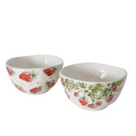Bol à céréales strawberry coloris multicolore en terre cuite - Ø 15 cm Bol à céréales strawberry coloris multicolore en terre cuite - Ø 15 cm