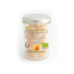 Bonbons bio en forme de boules fourres au miel en pot de 150 g