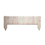 Bordure droite pleine en bois 120x30 cm