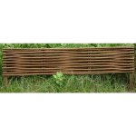 Bordure en osier brun 100 cm Bordure en osier brun 100 cm