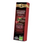Bouches pte d amande - cranberry chocolat noir bote 45g