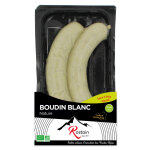 Boudin blanc nature bio x 2 rostain - 200 g Boudin blanc nature bio x 2 rostain - 200 g