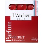 Bougies chauffe - plats rouge parfum secret de grand - mère l atelier de denis - l étui d Bougies chauffe - plats rouge parfum secret de grand - mère l atelier de denis - l étui d