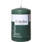 Bougie cylindrique taille s vert parfum sapin l atelier de denis -  6, 8 x h 11 cm