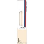 Bougie flambeau 25 cm ivoire l atelier de denis - le pack de 4