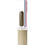 Bougie flambeau 25 cm or l atelier de denis - le pack de 4